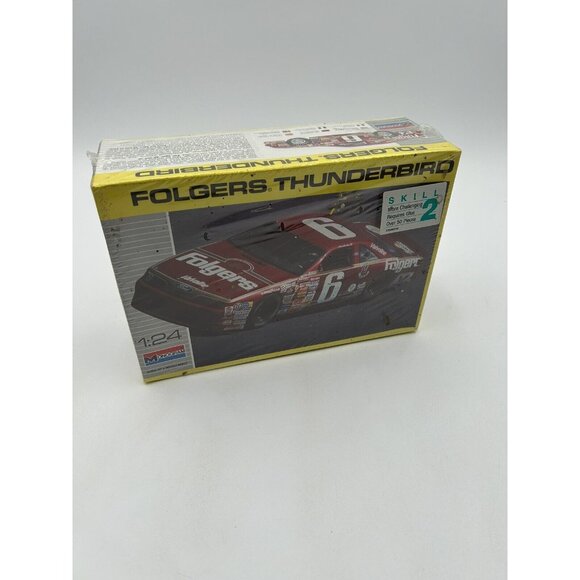 Monogram -Ford Thunderbird  #6 Folgers  Model Kit  NIB 1:24 scale  (517H)  2928 - Picture 1 of 5